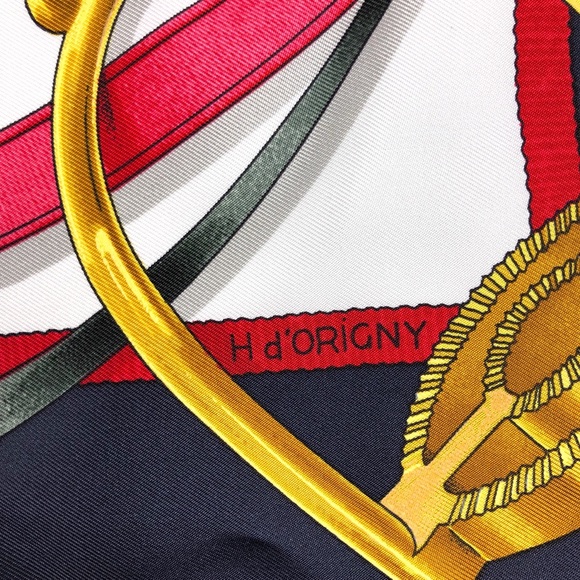 AUTHENTIC Hermes "GRAND MANEGE" Silk Scarf - Picture 5 of 8